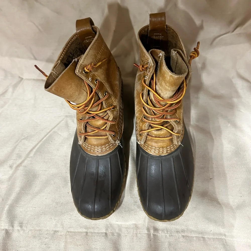 L.L. Bean Brown and Black Rain & Snow Boots